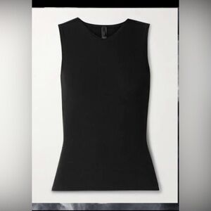 Skims Soft Lounge V Neck Tank Soot New